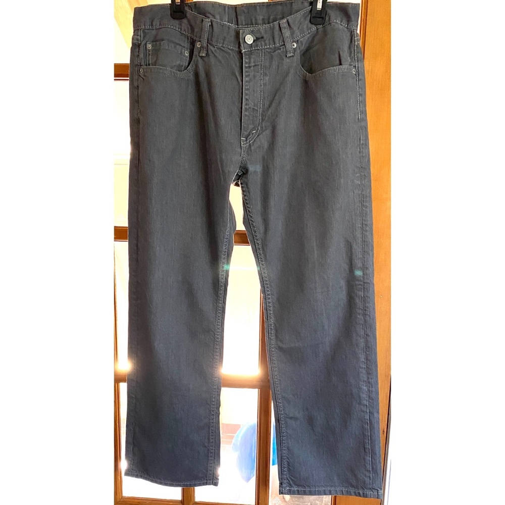 Mens Gray 559 Levi Jeans